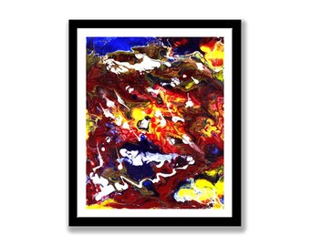 Rainbow abstract, Acrylic Painting, Acrylic painting on canvas, Abstract Painting, Abstract acrylic, 40th anniversary gift for parents