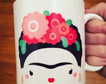 Frida Kahlo Inspired Mug