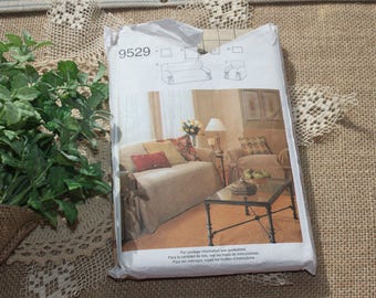 Vintage sewing pattern,slip covers,pillows, Simplicity pattern,slip cover pattern,pillow pattern,vintage Simplicity slipcover pattern