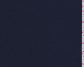 Navy Rayon Jersey Knit, Fabric By The Yard