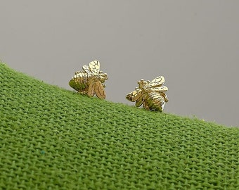 Bee Babies - 18kt gold earring studs