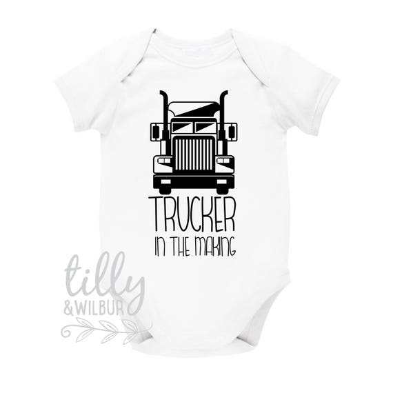 Trucker In The Making Kenworth Pregnancy Announcement Baby