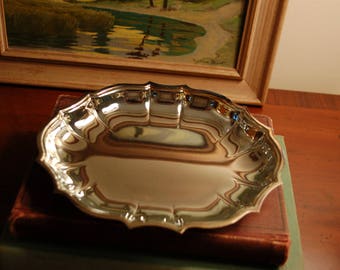 Small Silverplate Tray Dish