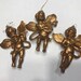 Set of 3 Plastic Angel Ornament, 90 mm (BR220)