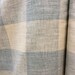RUSTIC WOVEN buffalo check lagoon blue ivory multipurpose very French fabric