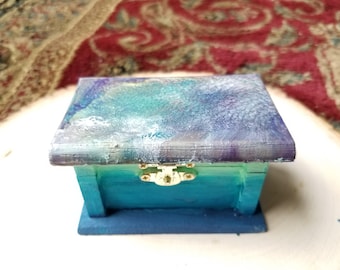 Seafoam Keepsake Box for Trinkets & Treasures