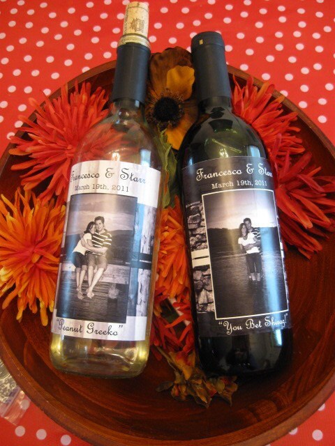 Personalised wine bottle labels uk