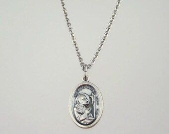 Saint Charles Borromeo Medal Necklace