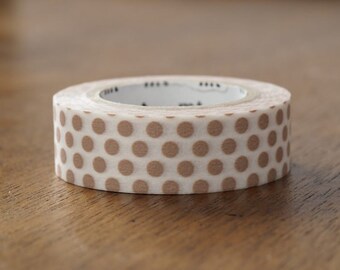 Dot Milk Tea washi tape | MT 2017 Spring & Summer Collection MT Deco Tapes (MT01D364)