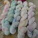 5 x 20gm Handpainted Merino/Nylon Yarn Mini Skeins "Five of Aunt Jane's Problems"
