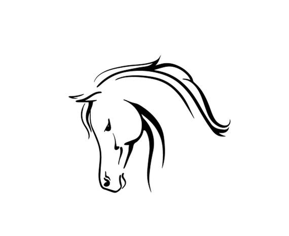 Download Arabian horse head download unique animal svg dxf eps ai