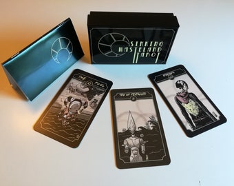 Tarot Deck - Sinking Wasteland Tarot with Custom Rigid Box and Booklet