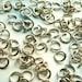 6mm Silver Jump Rings - 250 Pieces - 6mm Antique Silver Jump Rings, Dark Silver Rings, Unsoldered, (SFD0024)