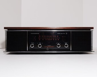 Vintage Mid Century Modern Panasonic Walnut FM Stereo Radio