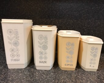 Vintage Kitchen Canister Set