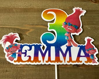 Trolls Cake Topper