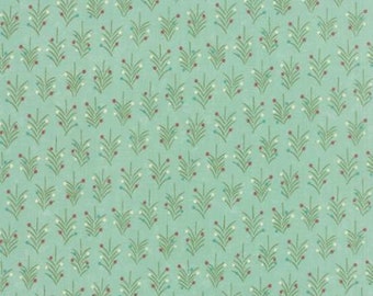 Very Merry by Sandy Gervais for Moda 17833 15 Trees, Lt. Aqua