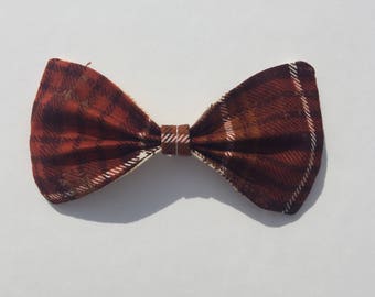 Autumn Plaid Bow Tie