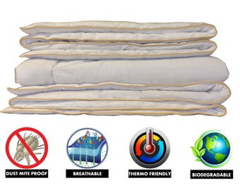 100% Natural All Season Camel Wool Comforters. Size: Queen & Twin
