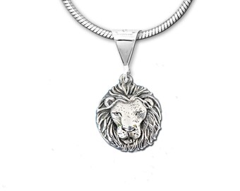 Sterling Silver Lion Pendant