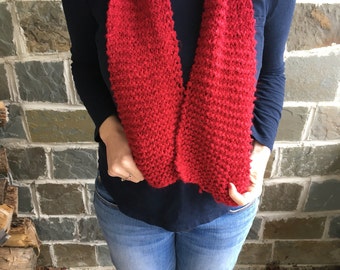 READY TO SHIP Hand Knit Scarf
