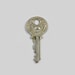 Reading Hardware Key, Vassar Key, Antique Key, Flat Key, Ornate Embossed Key, Jewelry Supply Steampunk Supply, Necklace Key, Vintage Key, B5