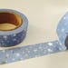 Blue Silver Stars Washi Tape