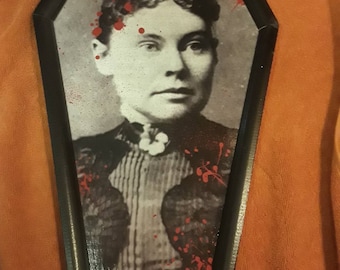 Lizzie Borden COFFIN Wall Art