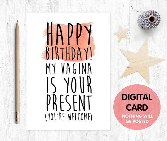 printable birthday card, rude birthday card, naughty birthday card, sexy birthday card, boyfriend birthday card, husband birthday card