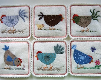 All My Chickens Coasters