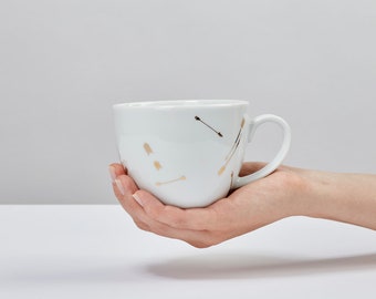 coffee mug, large ceramic mug, big white mug, coffee cup, tea mug, tea cup, porcelain, big coffee mug, ceramic mug, housewarming gift