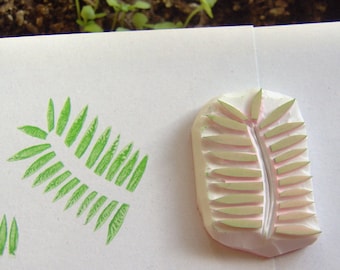 Leaf rubber stamp, tropical leaves stamp, palm stamp, palm leaf stamp, tropical stamp, leaves stamp, plant stamp, scrapbooking, rubber stamp