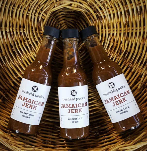 B&P's Jamaican Jerk Hot Sauce Three Bottles Small