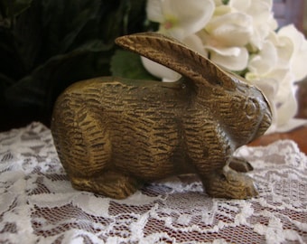 Brass bunny rabbit small