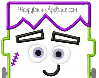 Frankenstein Machine Applique Design