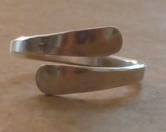 Sterling Silver By-Pass Ring