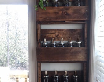 Wall hanging herb planter