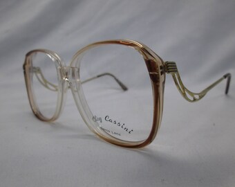 Oleg Cassini OC586 Apricot 55 Eyeglasses Vintage New Old Stock