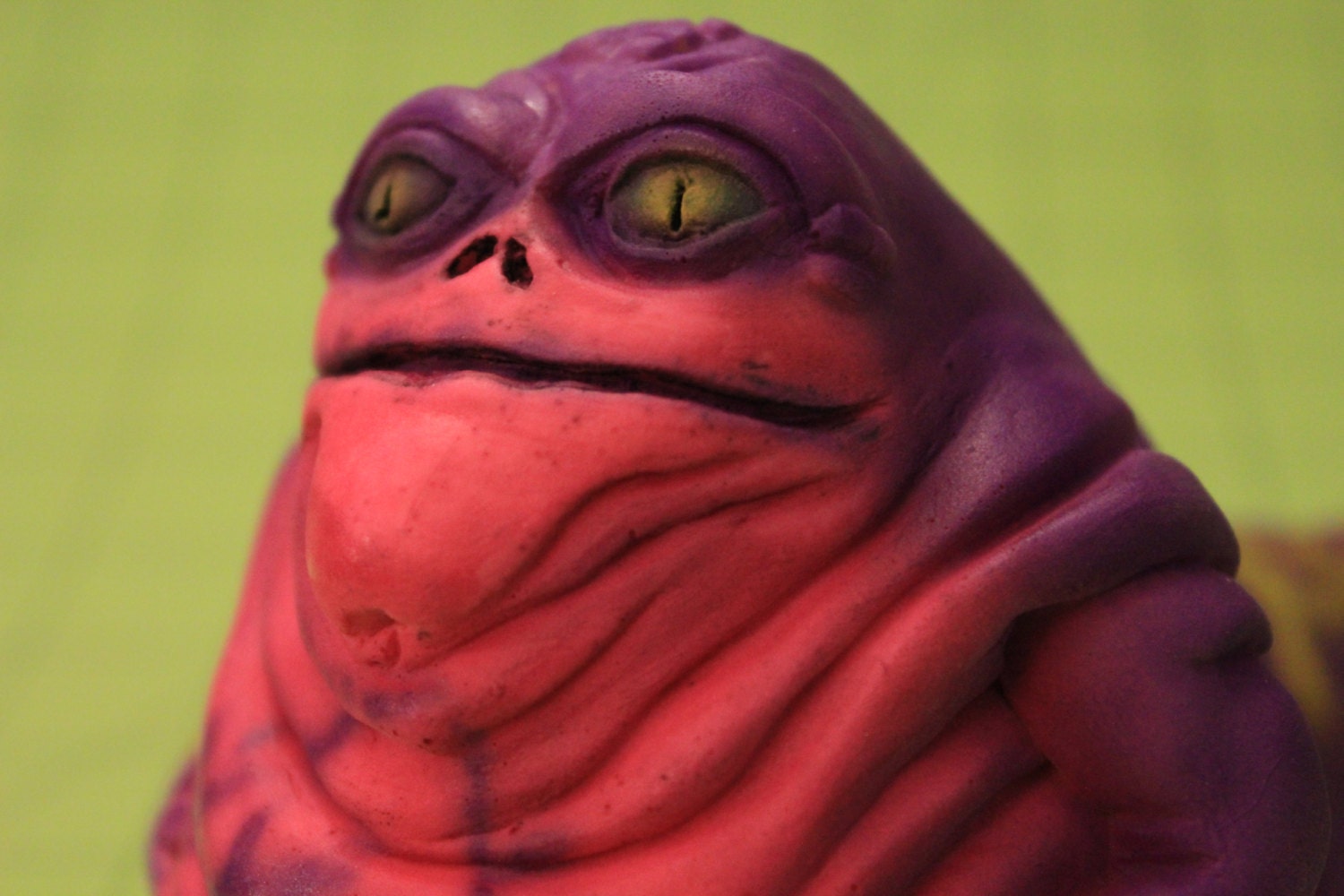 Airbrushed Star Wars Ziro the Hutt Figure Clone Wars