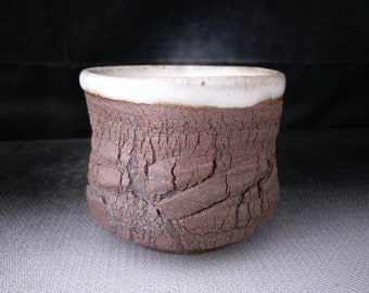 ChingWenArts stoneware Japanese Tea Bowl chawan,yunomi,sake cup,bourbon bowl# E336
