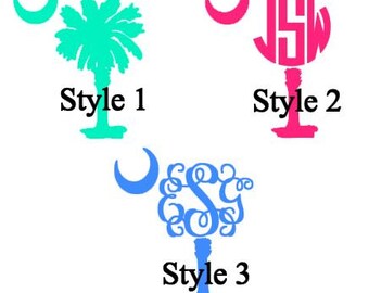 Palmetto Tree Monograms