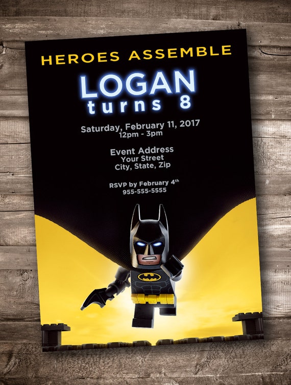 Free Printable Lego Batman Invitations 9