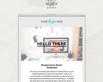 HTML Email Template, Mailchimp Newsletter Design, Resposive HTML Promotional Email, Campaign Builder, Customizable Template, Modern Design