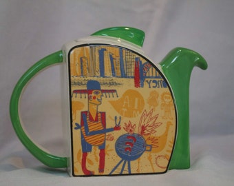 Australian Town & Country BBQ Teapot