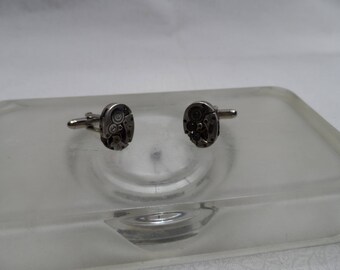Jeweled Watch Movement Cuff Links