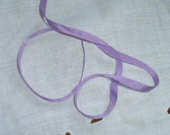Width 7mm purple Silk Ribbon