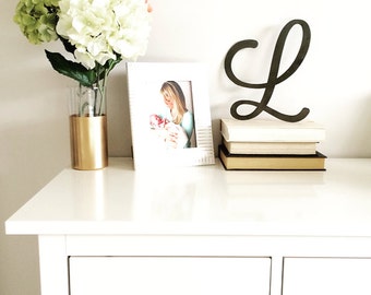 Rustic Metal Initial Letter
