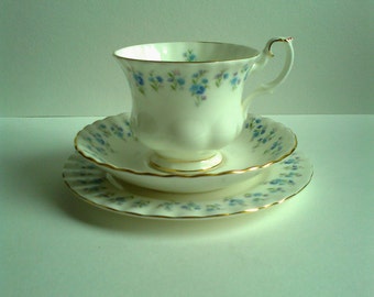 Royal Albert Memory Lane teacup trio