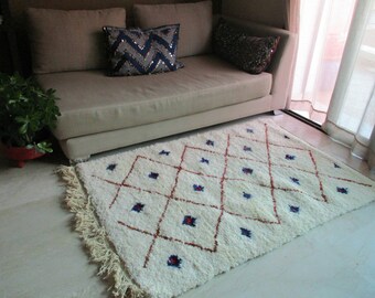 Beni ourain rug "Sydney" 30% off Moroccan Rug, soft Rug, Nursery Rug, Children Rug, bedroom rug, living room rug, kids rug morrocan rug