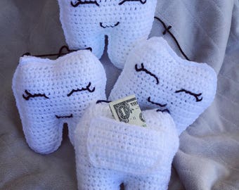 Crochet Tooth Fairy Pillow